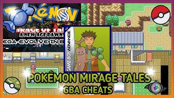Pokemon Mirage tales GBA Cheats
