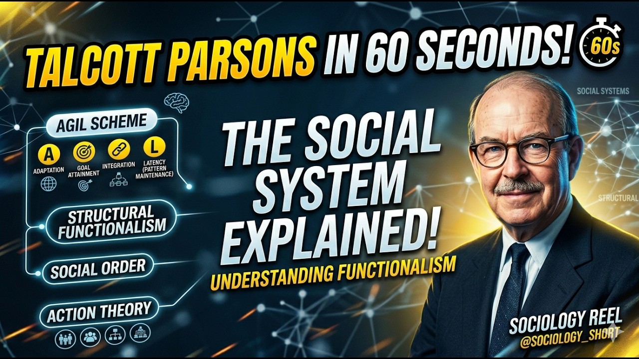 Talocott Parson Talcott Parson-Society's invisible control mechanism - YouTube