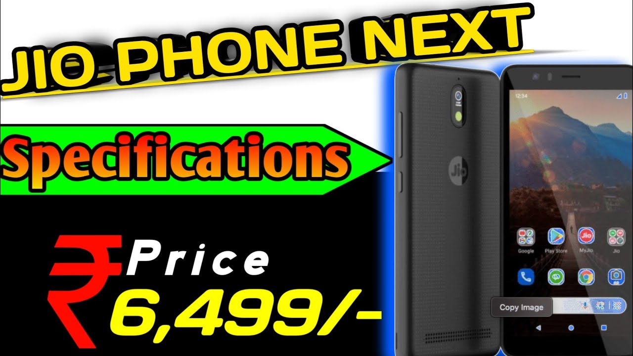Jio phone next specifications | 