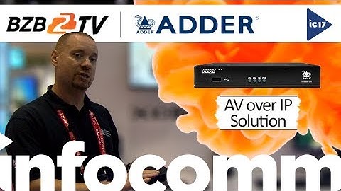 ADDERLink XDIP Is a Compact & Easy to Install AV over IP Solution