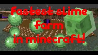 the most overpowered slime farm in Minecraft!