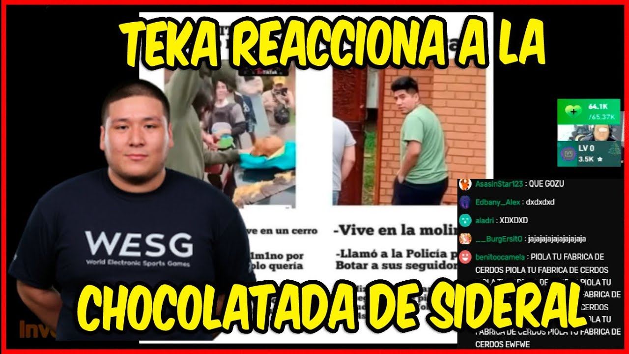😮TEKA REACCIONA LA CHOCOLATADA DE SIDERAL😁CHOCOLATE EN MI TAZA O 🩸 EN MI NAVAJA