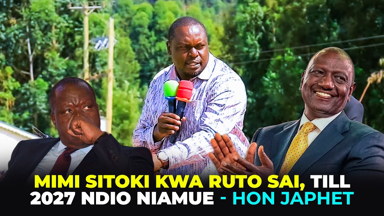 HON. JAHET NYAKUNDI DEFENDS HIS RECORD, THROWS WEIGHT BEHIND RUTO!