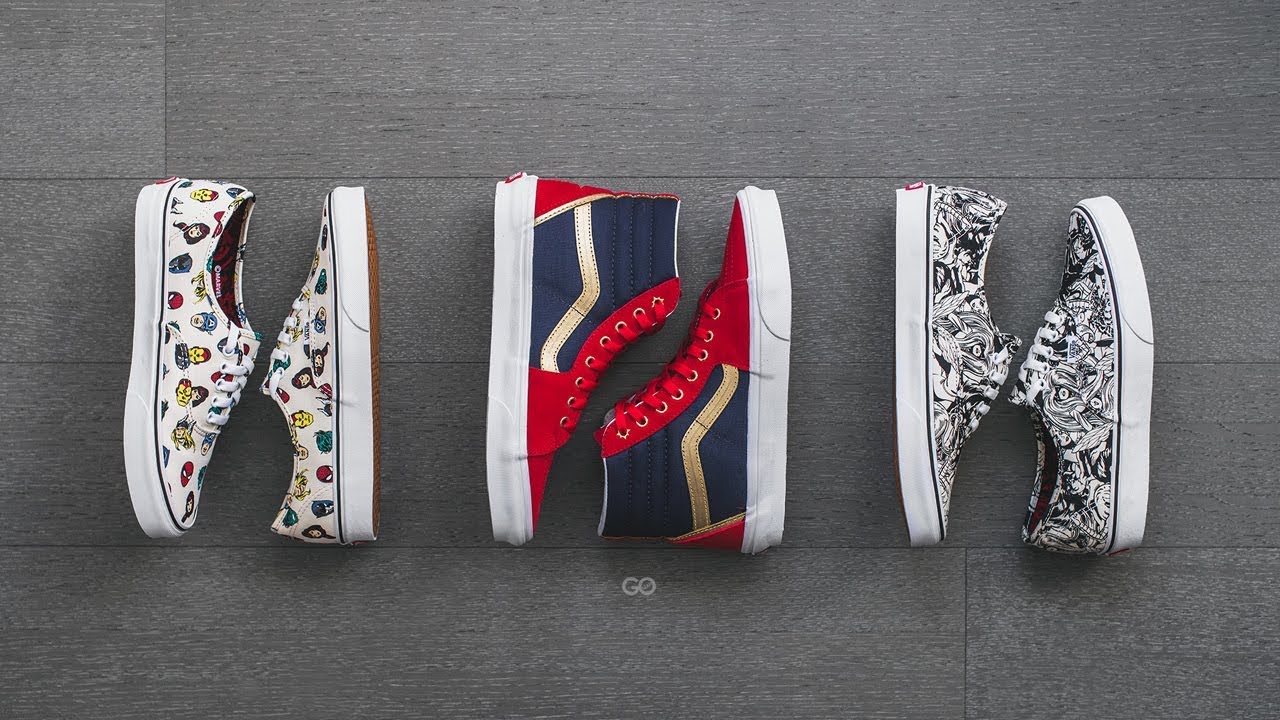 vans marvel collection