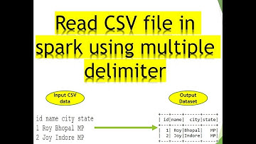 How to read csv file in spark using multiple delimiter