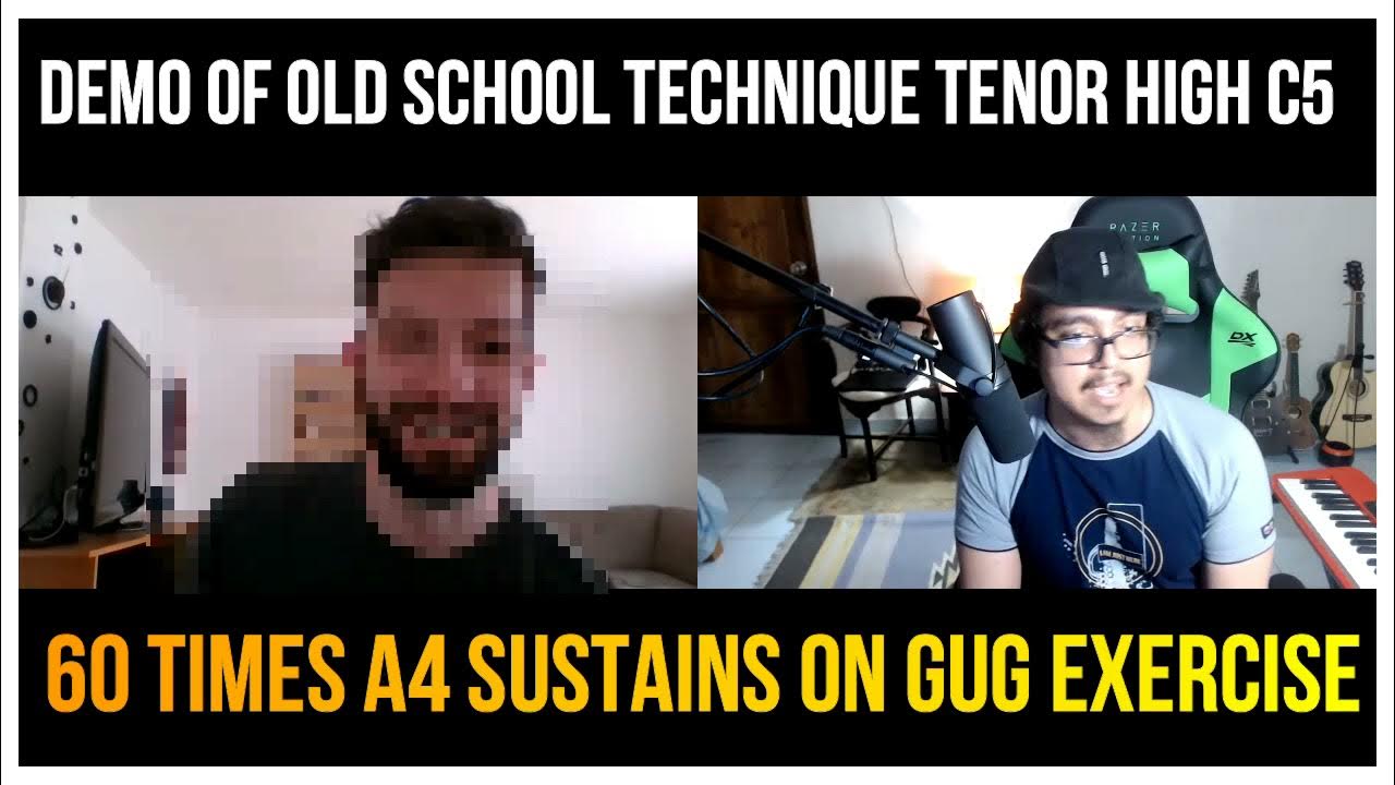 Singing Tips Demonstration of Tenor High C5 using the old school