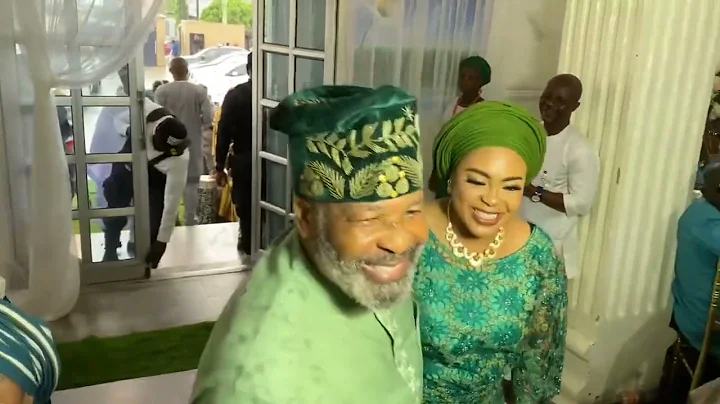 SHOLA KOSOKO & YEMI SHOLADE ARRIVAL AT LAIDE BAKARE MOTHER 70TH BIRTHDAY CELEBRATION 