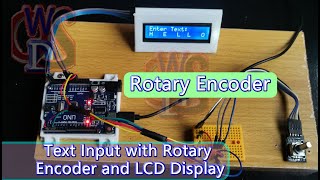 Text Input with Rotary Encoder On LCD Display screenshot 3