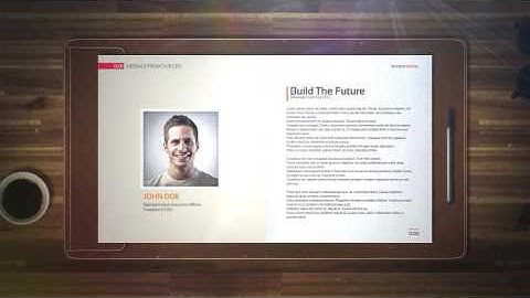 Corporate Brochure - Photo Slide Opener After Effects Template