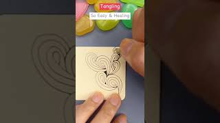 Decoloop Healing Tangle Art EP493 #Zentangle #Shorts