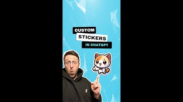 I Made CUSTOM STICKERS in SECONDS?!  (AI Does It For You?!)