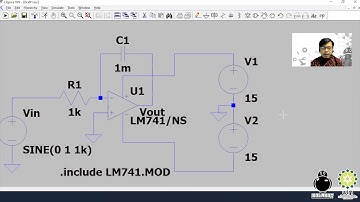 Elektronika 1: 11. Operational Amplifier Integrator dan Diferensiator menggunakan LTSpice
