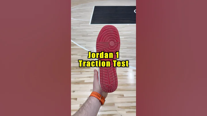 Jordan 1 Traction Test 🫨🫨‼️ #jordan1 #airjordan1 #jordan1banned #sneakers #shorts #weartesters