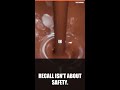 Recall Isn't About Safety