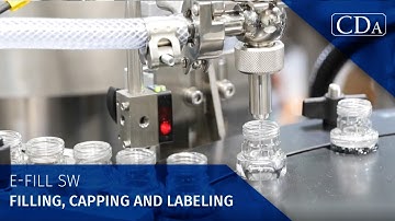 E-FILL SW - Automatic filling, capping, and labeling monobloc - CDA