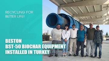 BST-50 Biochar Machine Installed in Turkey #bestongroup