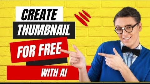 AI MADE this THUMBNAIL in "just one click| How To Make THAMBNIL For YOUTUBE