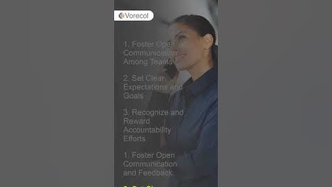 A strong culture of accountability drives performance, trust, and teamwork.