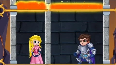 Rescue Hero Gameplay/ Pull The Pin All Level Solution Mobile Game