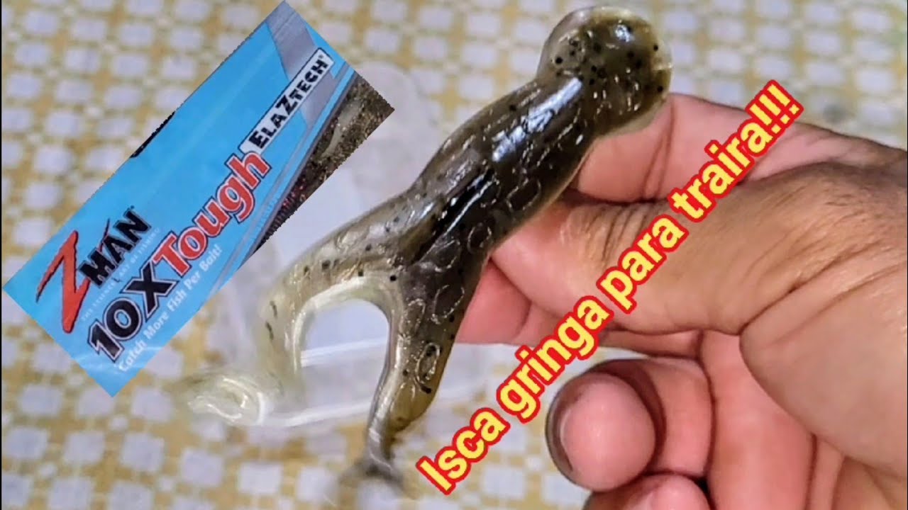 POP FROG Z e BOAR HOG Z da ZMAN! Iscas para traira (sapo e criatura) made in USA! 