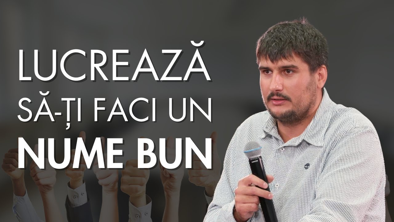 Nu te zgârci pe numele tău bun | David Filat - YouTube
