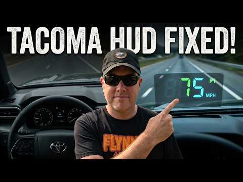 Toyota REMOVED This Feature… So I Added It Back (Tacoma HUD Install)