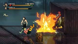 Estel - Streets Of Rage 4 Speedrun - Normal Difficulty - Stage 3 228