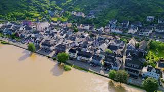 Kestert am Rhein - Hochwasser - Juni 2024.