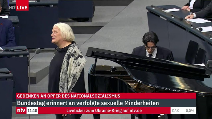LIVE: Gedenkstunde für die Opfer des Nationalsozialismus im Deutschen Bundestag