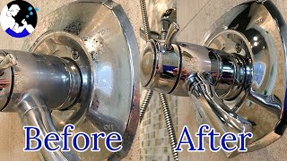 How To Remove Hard Water Stains From Chrome Taps & Faucets (Cleaning Hack)