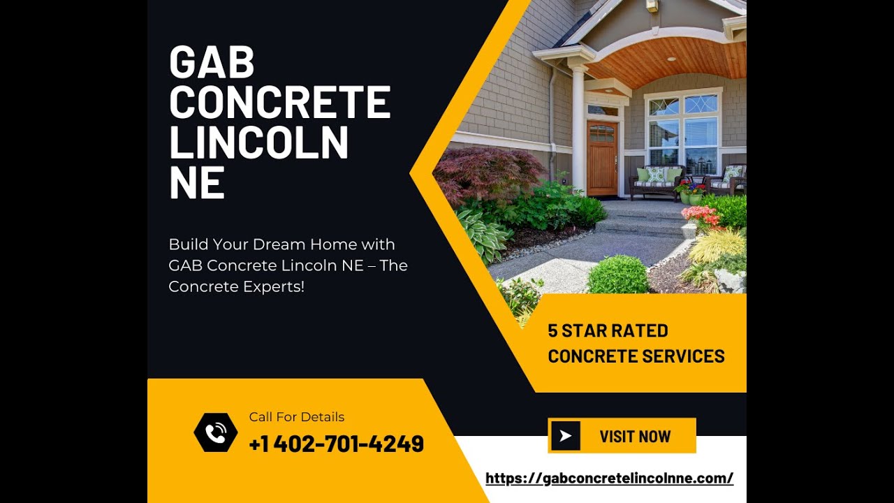 GAB Concrete Lincoln NE Stylish and Durable Concrete Countertop