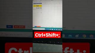 How to insert current time in Excel || insert current time? #shorts #excel #viral screenshot 2