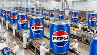Inside The Largest Pepsi Factory: How Pepsi Is Made In Factory With Modern Technology (Full Process)