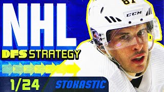NHL DFS Strategy Tuesday 1\/24\/23 | Daily Fantasy Hockey Picks