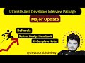 Java Master Documentation | System Design Handbook | Refferals Added