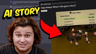 I Asked AI to Write a Story About the Rank #1 Giant Mole Killer in Old School Runescape