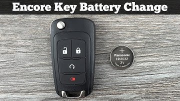 2013 - 2016 BUICK ENCORE Key Fob Battery Replacement - How To DIY Change Replace Remote Batteries