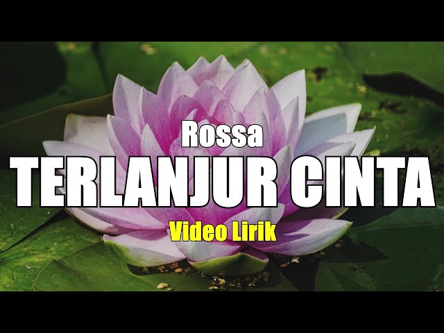 TERLANJUR CINTA - ROSSA VIDIO LIRIK class=