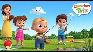 Me Too Song | Fun Picnic Learning Story for Kids | 3D Cartoon Nursery Rhymes | coco fun Trix