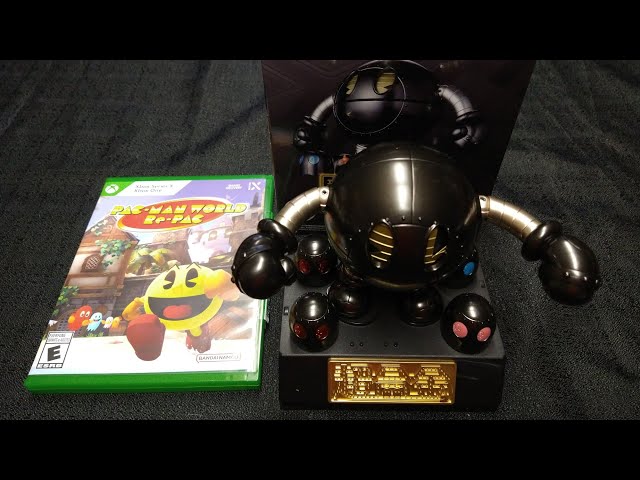 Pac-Man World Re-PAC Chogokin Chrome Noir Bandai Namco
