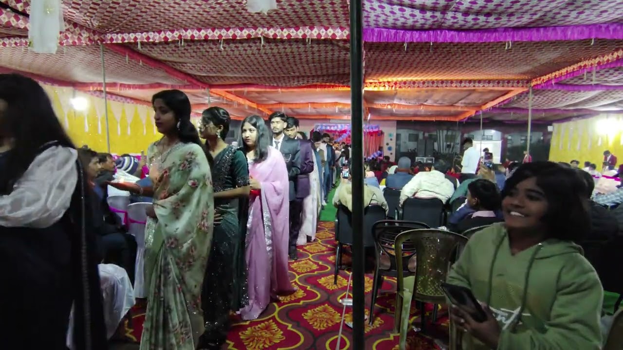 Jnv maharajganj farewell candle march 12th class 2025