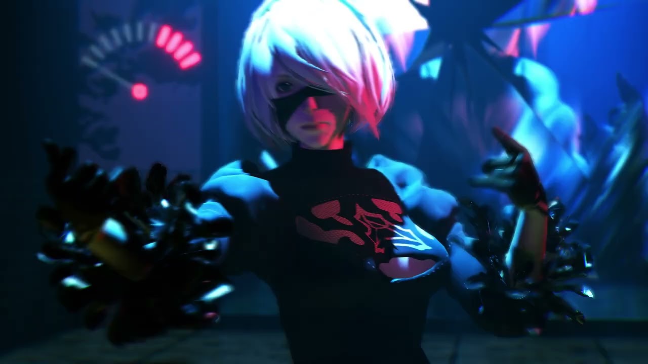 【NieR:Automata：MMD】ヒアソビ (feat. 初音ミク) - かめりあ【2b】通常サイズ