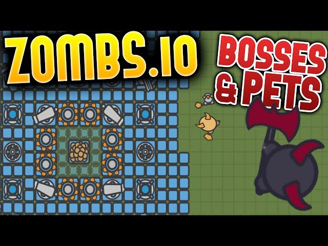 Zombs.io - Best Pet Ever! - New Bosses and Epic Base! - Zombs.io Gameplay -  Top Player 