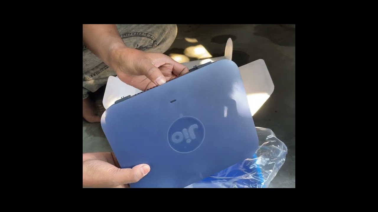 Jio Router unboxing