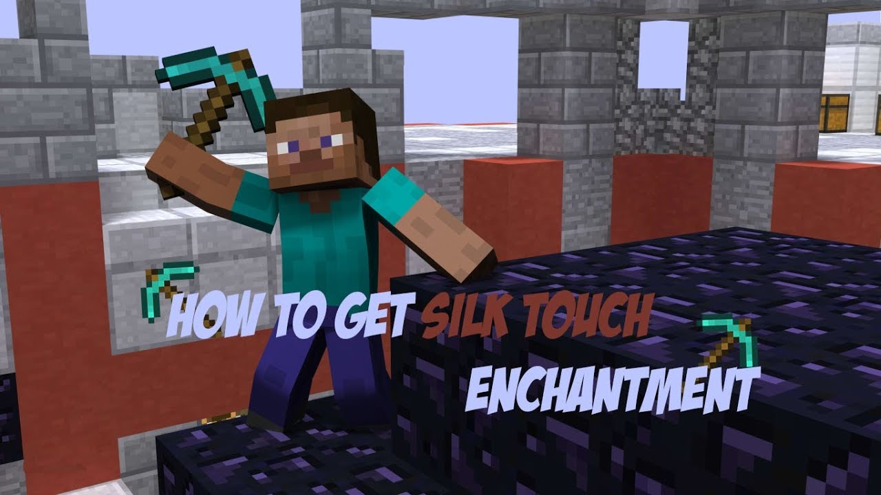 Minecraft How To Get Silk Touch Enchantment Youtube