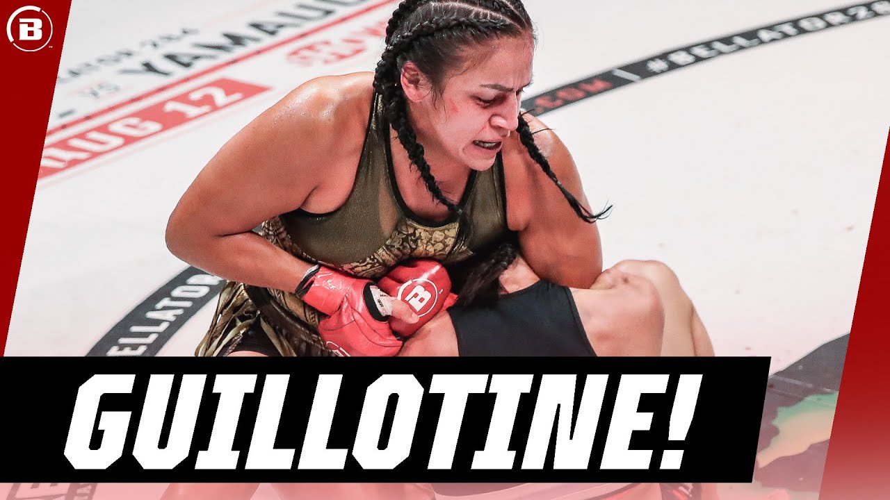 What a Guillotine Choke! 👀 Veta Arteaga vs Vanessa Porto | Bellator MMA