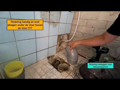 Video: Kan toilet onder vloerniveau flensen?