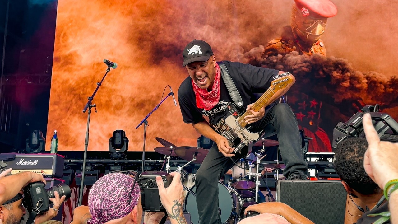 Tom Morello – Testify / Take the Power Back / Freedom / Snake Charmer LIVE  Front Row 4K  Rocklahoma