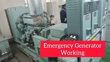 Emergency Generator on Ship | Purpose, Working, Duration & Weekly Test Explained