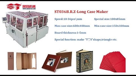 ST036XL Automatic case maker | case making machine for collapsible box